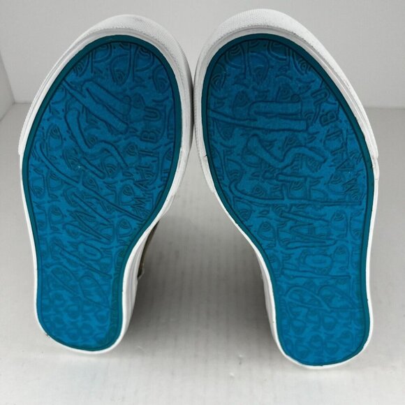 Blowfish Womens Sahara Dark Brown Canvas Faux Fur High Top Size 6 Casual Shoes - Picture 8 of 10